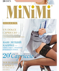 Чулки Minimi (S/M, Bianco)