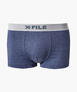 Трусы муж. X-File (XXL, Т.Синий меланж)
