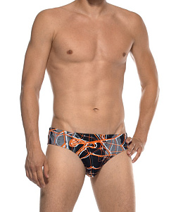 Плавки Charmante (XXXXL, Черно-Оранжевый)