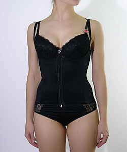 Корсет Orhideja (48, Черный)