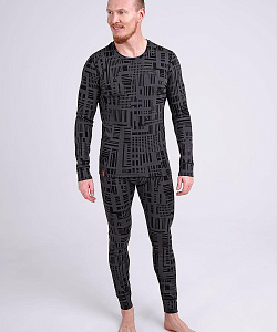 Джемпер муж. Clever (3 XL, Серый/Черный)