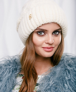 Шапка SuperShapka (54-58, Молоко)