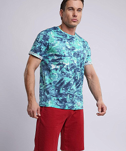 Джемпер муж. Clever (XL, Св.Зеленый/Св.Голубой)