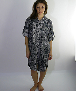 Халат Lylla (54, Т.Серый)