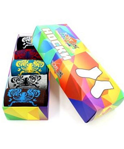 Комплект муж. носков Hobby (40-44, В расцветках)