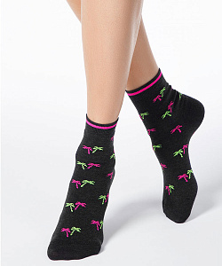 Носки Conte (25, Черный+рисунок)