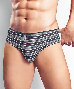 Трусы муж. Clever (XXL, Т.Синий/Св.Серый)