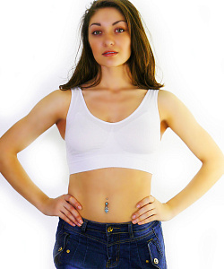 Топ Bra Spach (S, Белый)