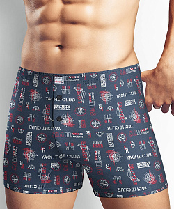 Трусы муж. Clever (L, Т.Синий/Белый)