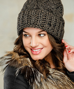 Шапка Gulyann (54-58, Кофе)