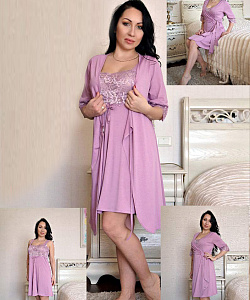 Халат L'ange Line (42, Пыльная роза)