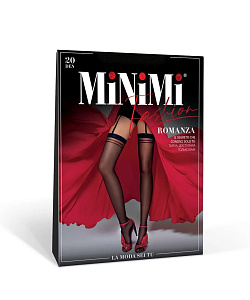 Чулки Minimi (S/M, Nero)