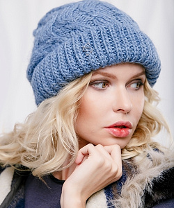 Шапка SuperShapka (54-58, Голубой)
