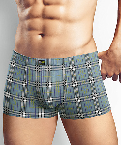 Трусы муж. Clever (XXL, Серый/Белый)