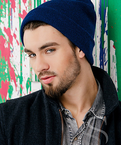 Шапка муж. SuperShapka (54-58, Т.Джинс)