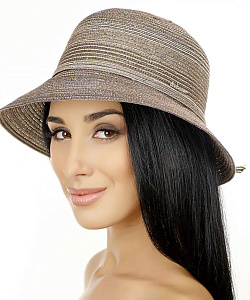 Шляпка Del Mare (Uni, Коричневый)