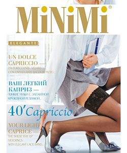 Чулки Minimi (S/M, Caramello)