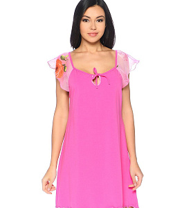 Сорочка Elli Dolli (M, Фуксия)