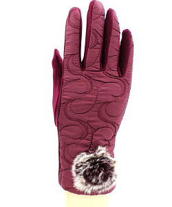 Перчатки Hobby (8,5, Бордовый)