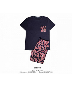 Пижама муж. Indefini (L, Т.Синий)