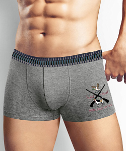 Трусы муж. Clever (4 XL, Серый меланж)