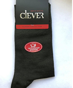 Носки муж. Clever (25, Т.Зеленый)