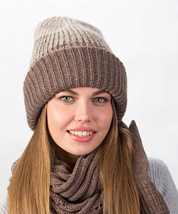 Шапка Fomas (Универсальный, Коричневый)