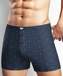 Трусы муж. Clever (5 XL, Т.Синий/Серый)