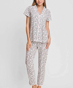 Пижама Vis-A-Vis (L/96, Белый/Розовый)