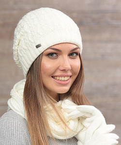 Шапка Fomas (Универсальный, Молочный)