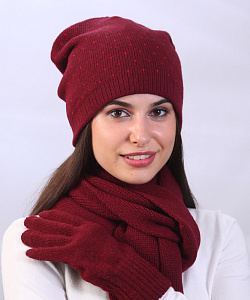 Шапка Fomas (Универсальный, Бордо)