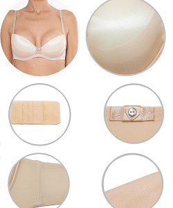 Бюст Primavera (75, D, Бежевый)