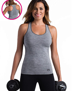 Майка Intimidea (S/M, Серый меланж)