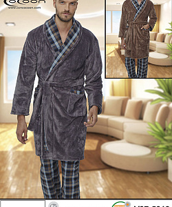 Халат муж. Cocoon (L, Т.Серый)