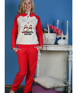 Костюм Barboleta (50, Молочно-Красный)