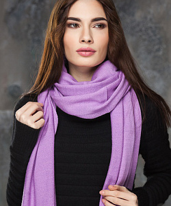 Палантин Gulyann (Универсальный, Св.Сиреневый)