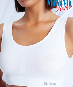 Майка-топ Minimi (M/L, Белый)