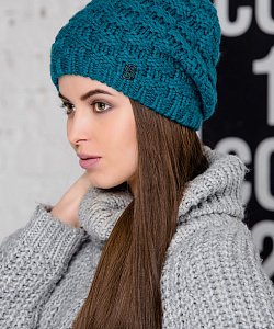 Шапка SuperShapka (54-58, Изумруд)