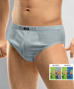 Трусы Pelican (XXL, Серо-Голубой)