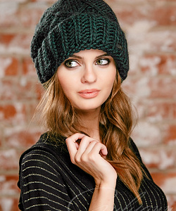 Шапка Gulyann (54-58, Изумруд)