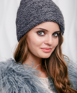 Шапка Gulyann (54-58, Серый)