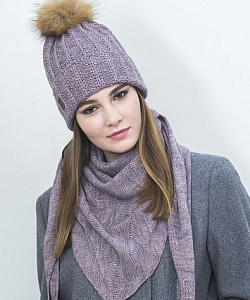 Шапка Fomas (Универсальный, Т.Сиреневый)