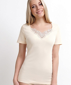 Футболка Clever (4 XL, Св.Бежевый)