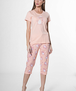 Комплект Vienetta (S, Персиковый)