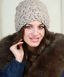 Шапка Gulyann (54-58, Св.Бежевый)