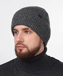 Шапка муж. Clever (Uni, Т.Серый меланж)