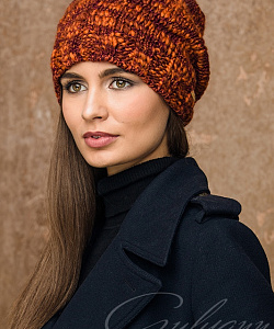 Шапка Gulyann (54-58, Терракот/Т.Золотой)