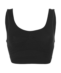 Бюстгальтер Топ (S/M, Черный)