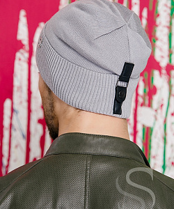 Шапка муж. SuperShapka (54-58, Серый)