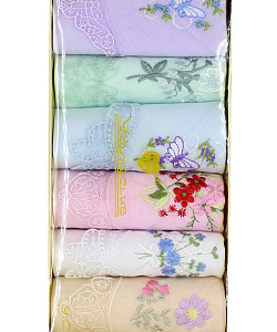 Платок носовой женск.Hobby (28/28, Ассорти)